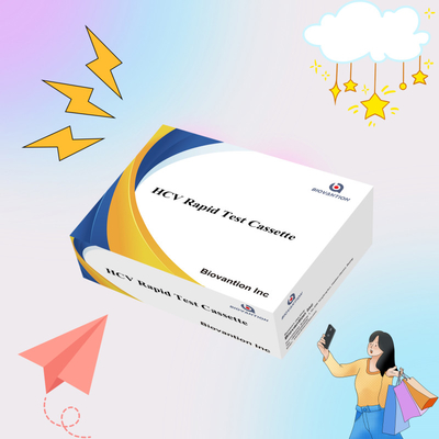 ราคาโรงงาน ความรู้สึก 5-15 นาที HCV Ab Strip Cassette Test Kit สําหรับผลการทดสอบที่รวดเร็ว