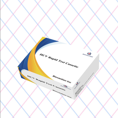 ราคาโรงงาน ความรู้สึก 5-15 นาที HCV Ab Strip Cassette Test Kit สําหรับผลการทดสอบที่รวดเร็ว