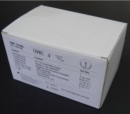 ชุดทดสอบฮอร์โมนแอนติมัลเลอเรียน AMH Elisa สําหรับการใช้ในมนุษย์
