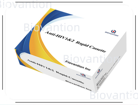 รีเจนต์ทดสอบรวดเร็ว HIV 1/2 การตรวจสอบการตรวจสอบวิธีทองโคโลไดัลด้วย 25 การทดสอบ