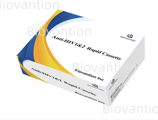 รีเจนต์ทดสอบรวดเร็ว HIV 1/2 การตรวจสอบการตรวจสอบวิธีทองโคโลไดัลด้วย 25 การทดสอบ