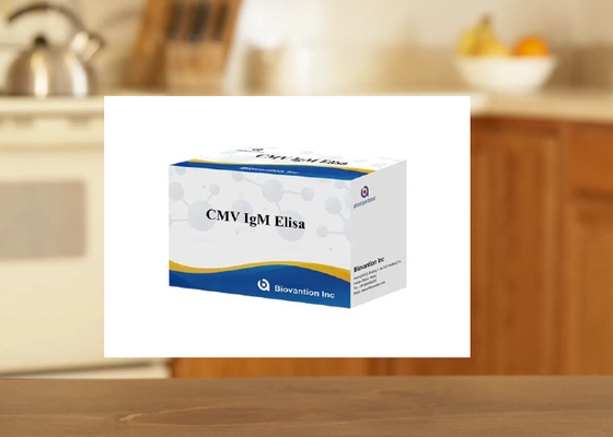 cMV IgM Elisa Test Kit คิทวิเคราะห์สารสกัดต่ออนุมูเนียมที่เชื่อมต่อกับเอ็นไซม์
