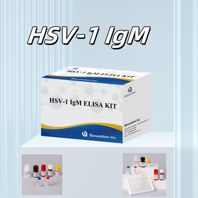การวินิจฉัยทางการแพทย์ HSV-1 IgM Elisa Test Kit ด้วยอายุการใช้ 18 เดือน