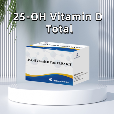 ชุดตรวจสอบ Elisa สําหรับมนุษย์ 25-OH วิตามิน D ทั้งหมด สําหรับโรงพยาบาลและห้องปฏิบัติการ ด้วยความแม่นยําสูง