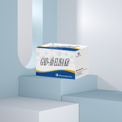 การทดสอบ ELISA GAD แอนติบอดี Glutamic Acid Decarboxylase Reagent การวินิจฉัยทางการแพทย์สําหรับมนุษย์ที่มีการทดสอบ 96