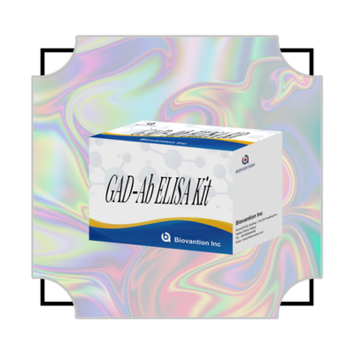 การทดสอบ ELISA GAD แอนติบอดี Glutamic Acid Decarboxylase Reagent การวินิจฉัยทางการแพทย์สําหรับมนุษย์ที่มีการทดสอบ 96
