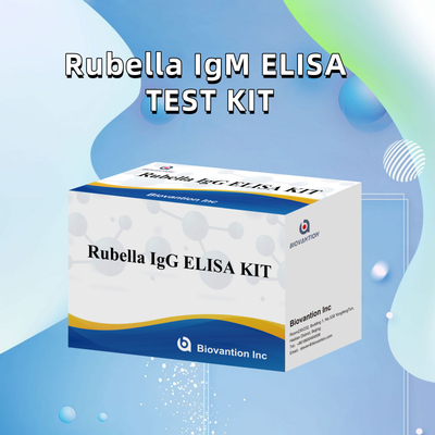 รีเจนต์การทดสอบอิมูโนไนซิม Igg-Rubella Elisa Test Kit สําหรับการตรวจพบโรบีล่า