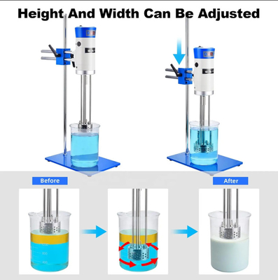 ห้องทดลอง 40L เครื่องผสมเครื่องสําอาง ห้องทดลอง homogenizer ความเร็วสูง homogenizer ห้องทดลอง