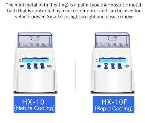HUXI Mini Dry Bath dry Dry Bath Incubator RT + 5 °C ถึง 100 °C