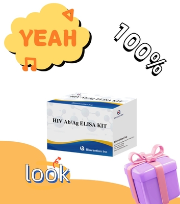 IVD Reagent HIV Ab Ag Elisa Test Kits ความรู้สึกสูง / ความเฉพาะ