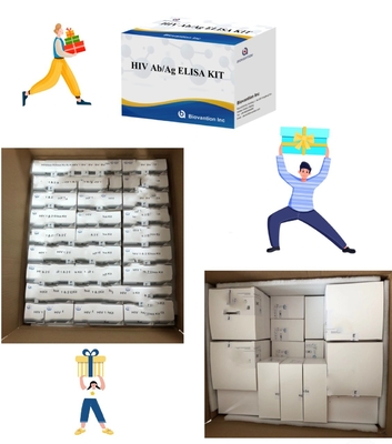 IVD Reagent HIV Ab Ag Elisa Test Kits ความรู้สึกสูง / ความเฉพาะ