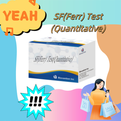 IVD Reagent SF Ferr ELISA Test Kit อุปกรณ์การแพทย์เพื่อการตรวจหาปริมาณของ Ferritin