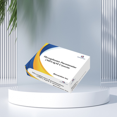 การทดสอบ MP-IgM ที่แม่นยําอย่างรวดเร็ว Mycoplasma Pneumoniae Colloidal Gold Rapid Test สําหรับแพทย์
