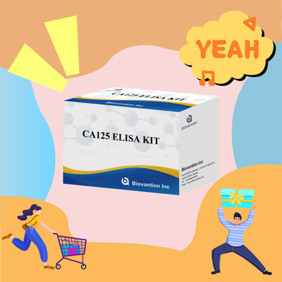 ชุดทดสอบความรู้สึก CA125 Elisa สําหรับขีดจํากัดการตรวจจับที่ต่ําและความรู้สึกสูง