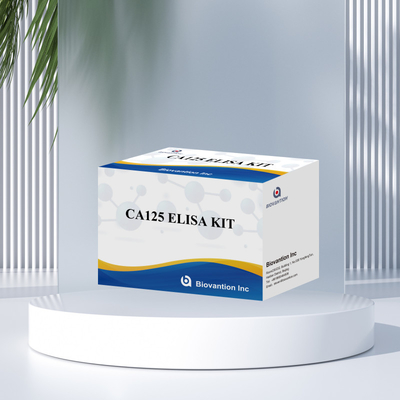 ชุดทดสอบความรู้สึก CA125 Elisa สําหรับขีดจํากัดการตรวจจับที่ต่ําและความรู้สึกสูง