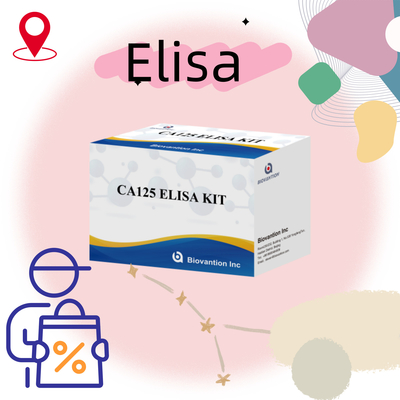 ชุดทดสอบความรู้สึก CA125 Elisa สําหรับขีดจํากัดการตรวจจับที่ต่ําและความรู้สึกสูง