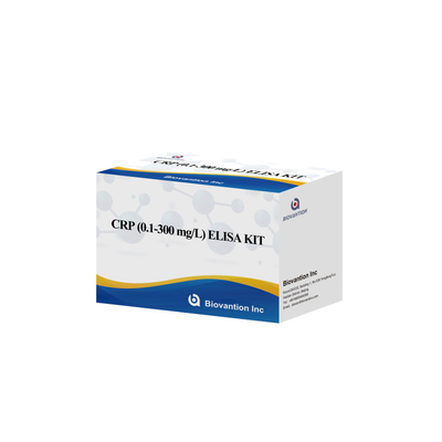 CRP 0.1-300 Mg/L ชุดทดสอบ Elisa สําหรับการตรวจพบสารชีวภาพที่มีความรู้สึก