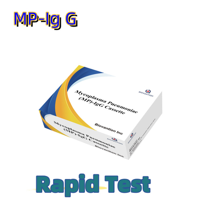 การทดสอบ MP-IgM ที่รวดเร็วและแม่นยํา Mycoplasma Pneumoniae ทองเหลืองสับสน