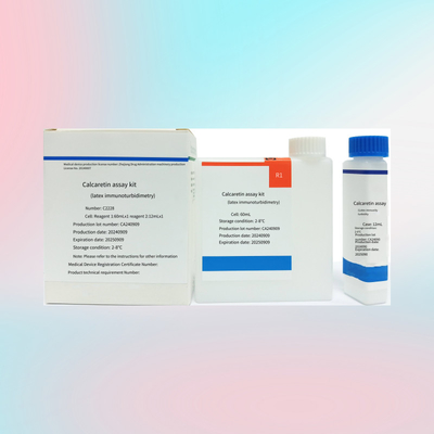 Cal Latex Immunoturbidimetry IVD การกําหนดปริมาณของ Calprotectin ในขี้