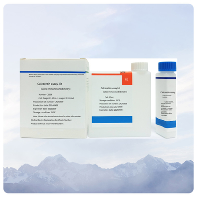 Cal Latex Immunoturbidimetry IVD การกําหนดปริมาณของ Calprotectin ในขี้