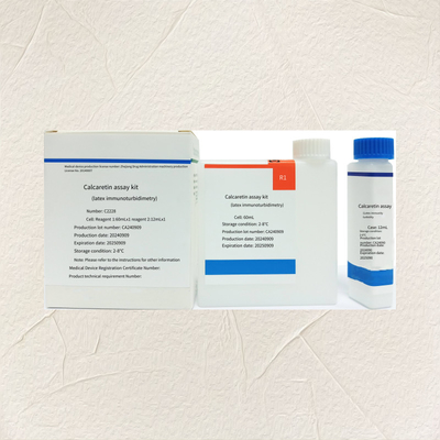 Cal Latex Immunoturbidimetry IVD การกําหนดปริมาณของ Calprotectin ในขี้
