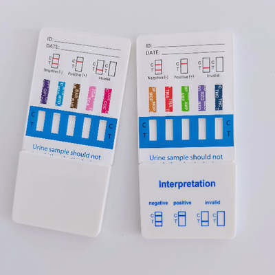 สําหรับห้องปฏิบัติการหรือโรงพยาบาล ความแม่นยําสูง 1 ขั้นตอนหลายยา Rapid Test Panel