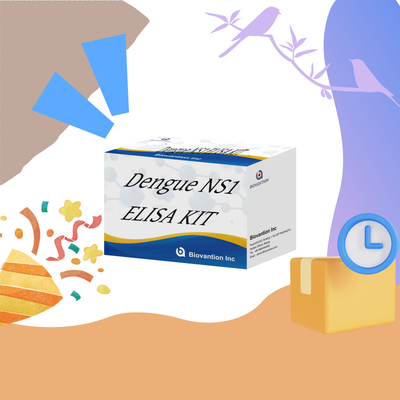 ELISA Dengue Ns1 Test Kit 96 การทดสอบเวลาอ่านเร็วภายใน 1 ชั่วโมง