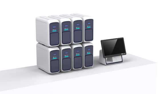 เครื่องตรวจวิเคราะห์ทางห้องปฏิบัติการคลินิก Real Time PCR สำหรับตรวจหาเชื้อก่อโรคทางเดินหายใจ SARS CoV 2 ไข้หวัดใหญ่ A และ B