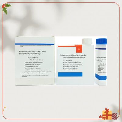 สารปฏิกิริยา ASO ความรู้สึกสูง ด้วยการทดสอบ 96 ครั้ง โดยใช้วิธี Latex Immunoturbidimetric สําหรับการวินิจฉัยที่แม่นยํา