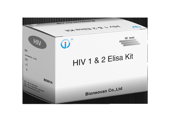 HIV Elisa Test Kit อายุการใช้งาน 18 เดือน Elisa Test ด้วยความรู้สึกและความเฉพาะสูง