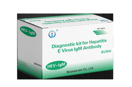 ห้องปฏิบัติการหรือโรงพยาบาล คิต ELISA ความละเอียดสูง สําหรับ IgM แอนติบอดีต่อไวรัสโรคตับอักเสบ A และ E