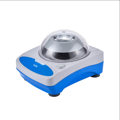 มินิเซ็นทริฟิวเจอร์ห้องปฏิบัติการพกพา 6/8 ท่อ 4000 RPM CE รับรองการออกแบบคอมแพคต์ พลาสติกและโลหะ เหมาะสําหรับการวิจัยห้องปฏิบัติการขนาดเล็ก