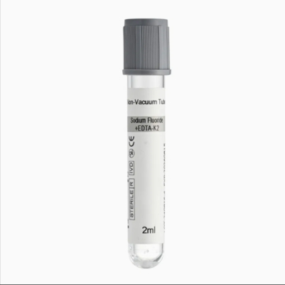 หลอดเก็บเลือดชนิดไม่มีสุญญากาศ Siny Medical Sodium Fluoride + EDTA-K2
